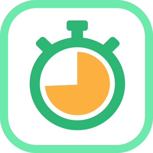 Stopwatch icon sign symbol design