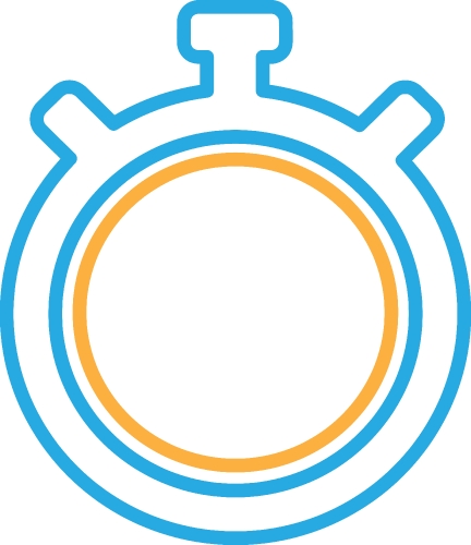 Stopwatch icon sign symbol design