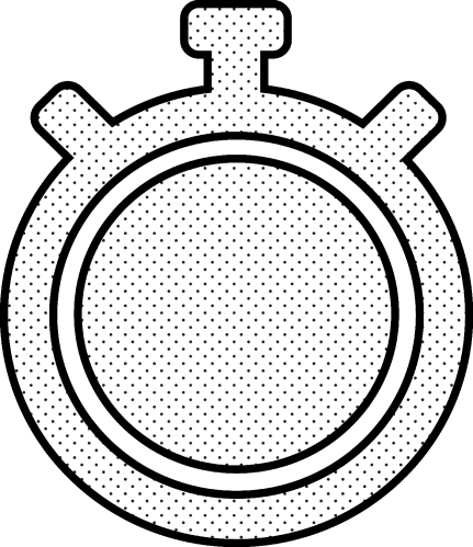 Stopwatch icon sign symbol design