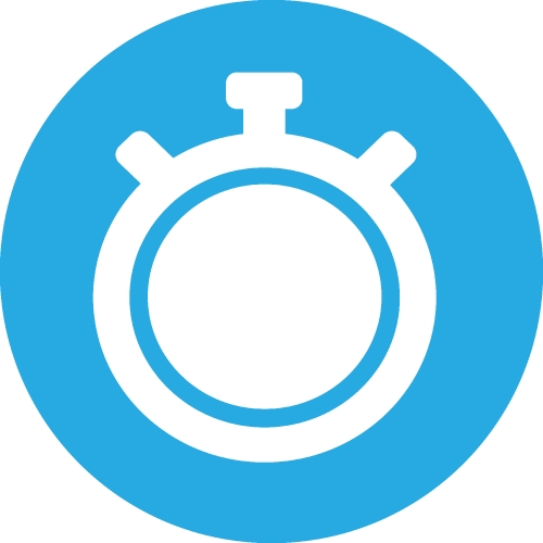 Stopwatch icon sign symbol design