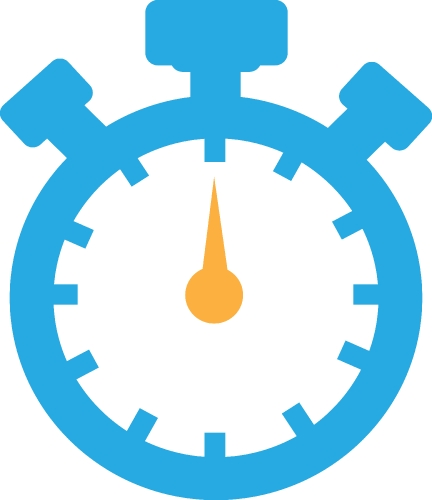 Stopwatch icon sign symbol design