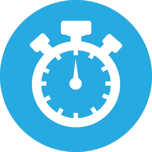 Stopwatch icon sign symbol design