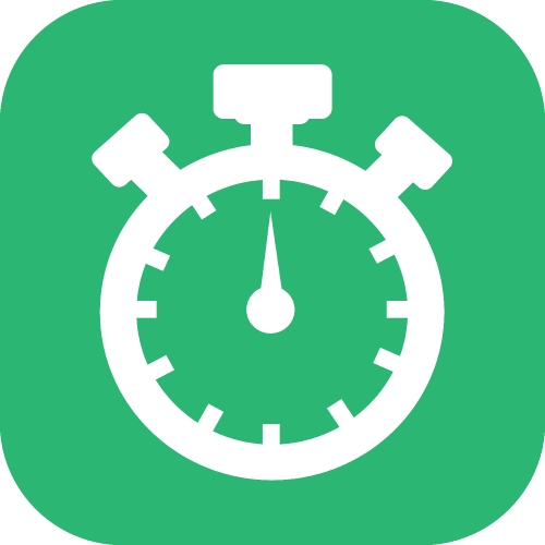 Stopwatch icon sign symbol design