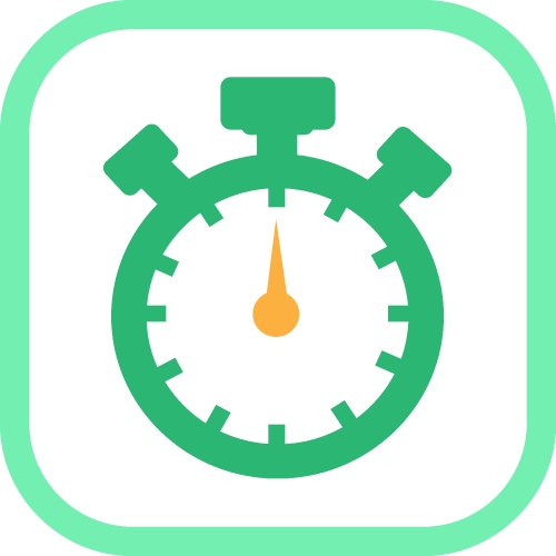 Stopwatch icon sign symbol design