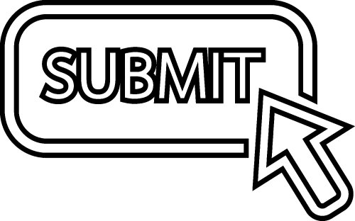 Submit icon sign design