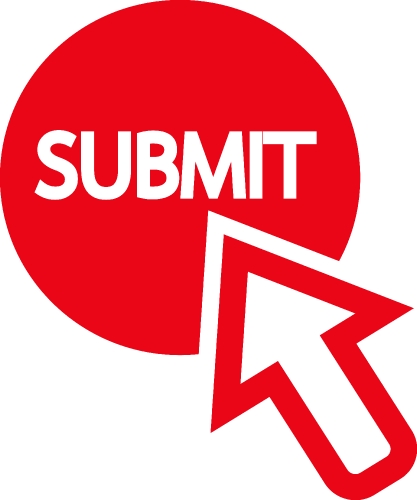 Submit icon sign design