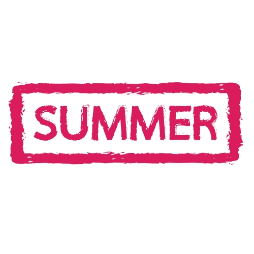 Summer time stamp Stock Illustration