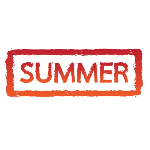 Summer time stamp Stock Illustration