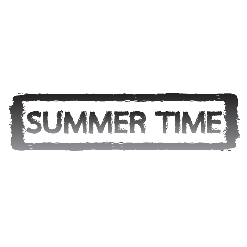 Summer time stamp Stock Illustration