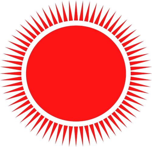 Sun icon sign symbol design
