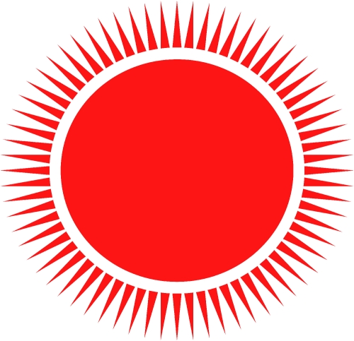 Sun icon sign symbol design