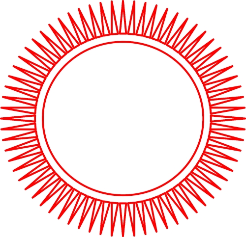 Sun icon sign symbol design