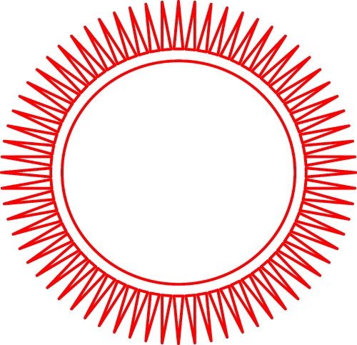 Sun icon sign symbol design