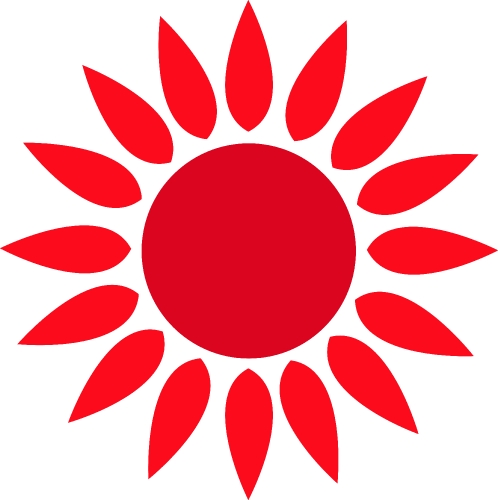 Sun icon sign symbol design