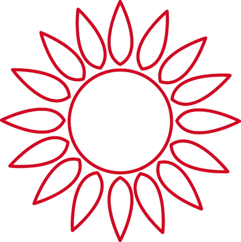 Sun icon sign symbol design