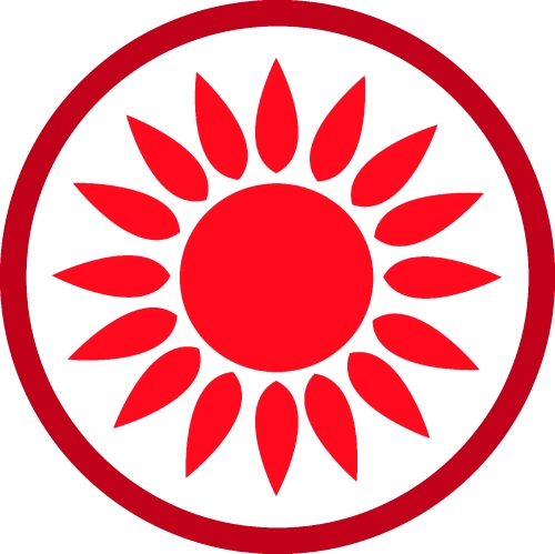 Sun icon sign symbol design