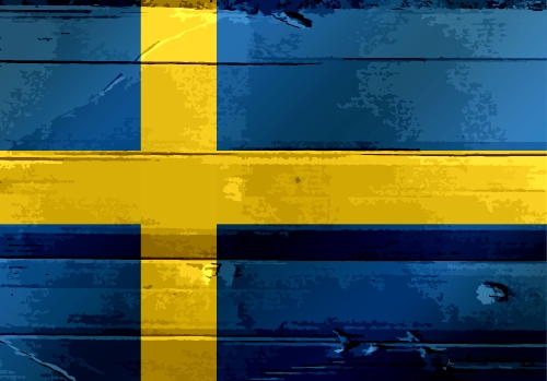 Sweden Flag themes idea design in  illustration