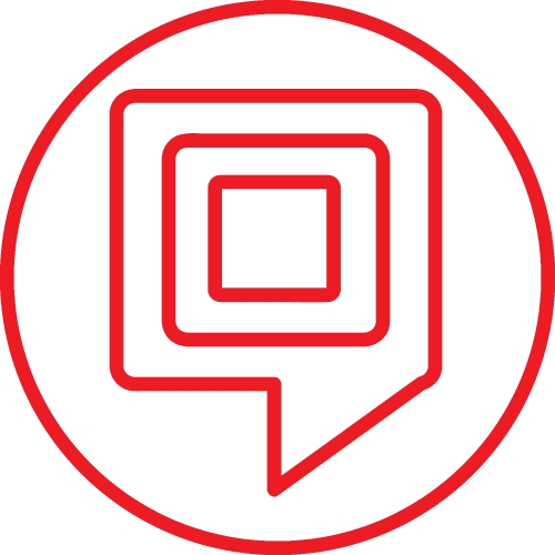 target bubble icon pin sign design