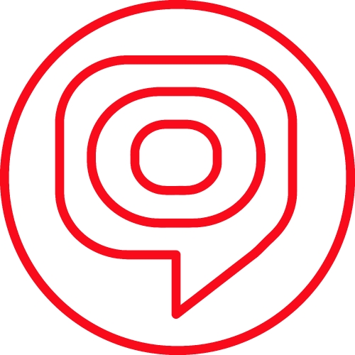 target bubble icon pin sign design