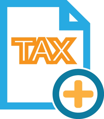 Tax icon sign symbol design