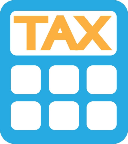 Tax icon sign symbol design