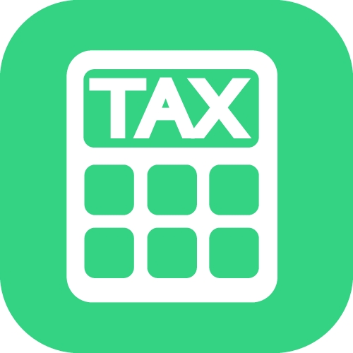 Tax icon sign symbol design