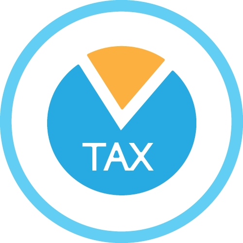 Tax icon sign symbol design