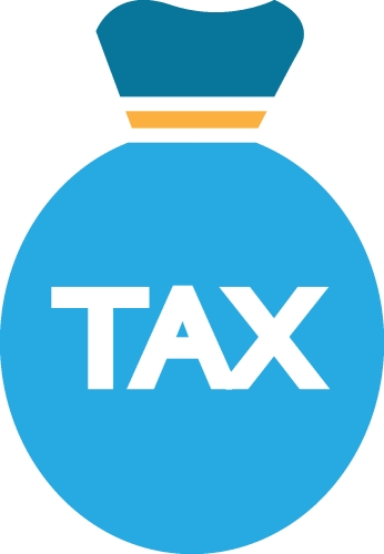 Tax icon sign symbol design