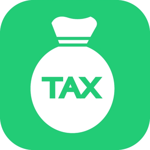 Tax icon sign symbol design