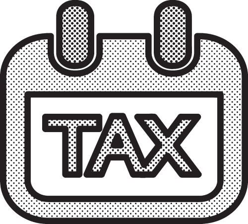 Tax icon sign symbol design