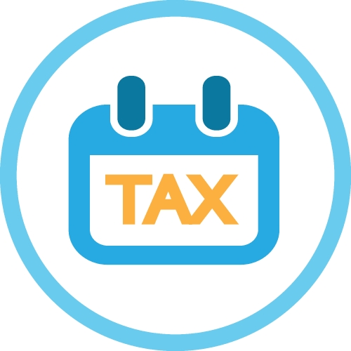 Tax icon sign symbol design