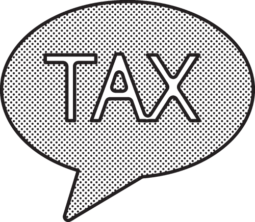 Tax icon sign symbol design