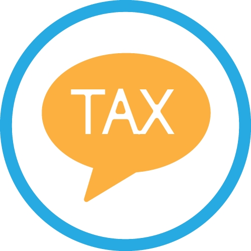 Tax icon sign symbol design