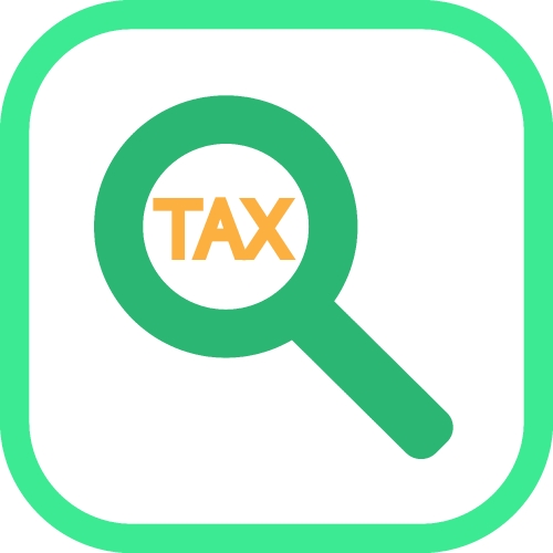 Tax icon sign symbol design