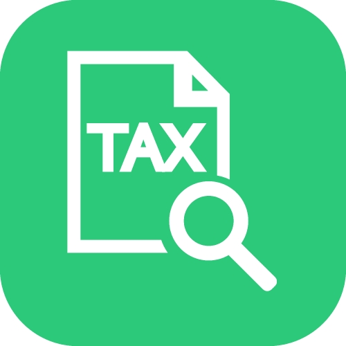 Tax icon sign symbol design