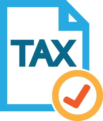 Tax icon sign symbol design