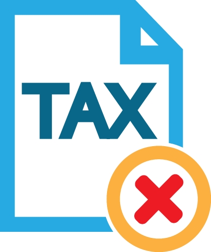 Tax icon sign symbol design