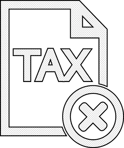 Tax icon sign symbol design