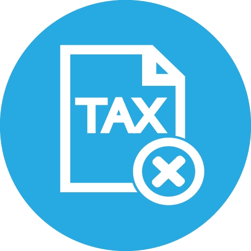 Tax icon sign symbol design