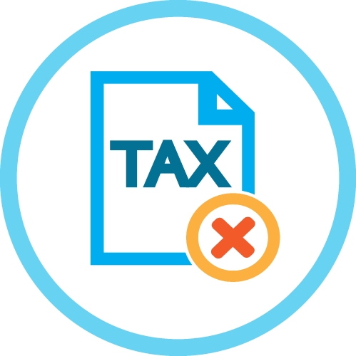 Tax icon sign symbol design