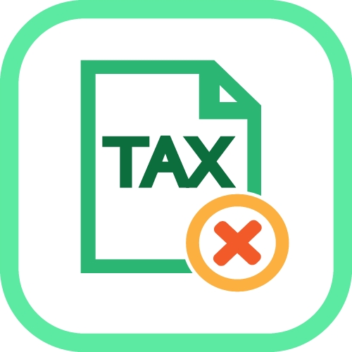 Tax icon sign symbol design