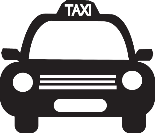 Taxi car icon