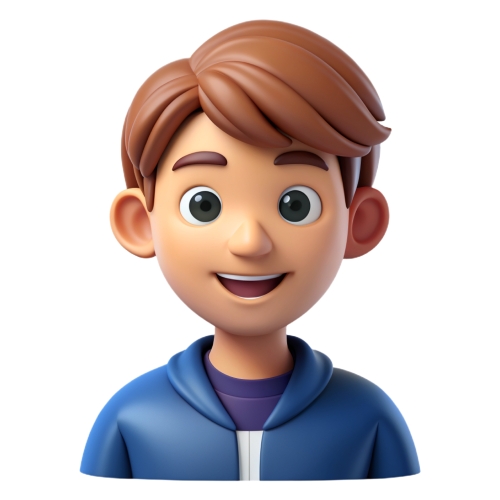 Teen boy avatar people icon character cartoon