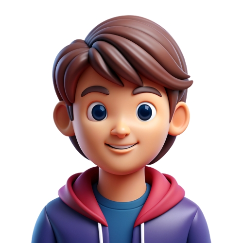 Teen boy avatar people icon character cartoon