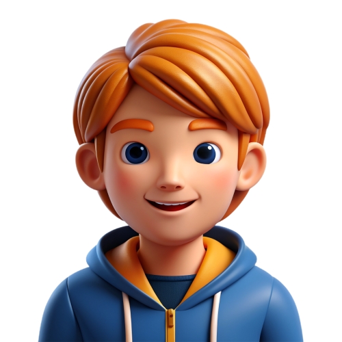 Teen boy avatar people icon character cartoon