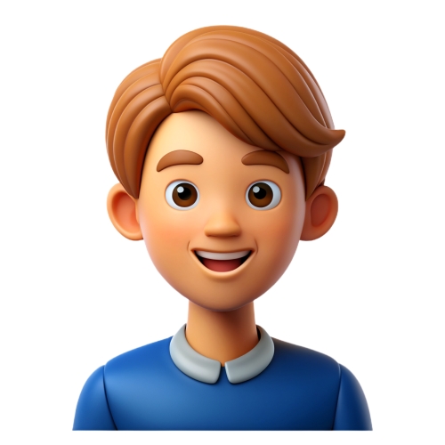 Teen boy avatar people icon character cartoon