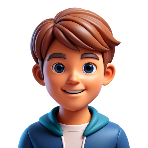 Teen boy avatar people icon character cartoon