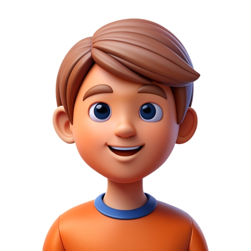 Teen boy avatar people icon character cartoon