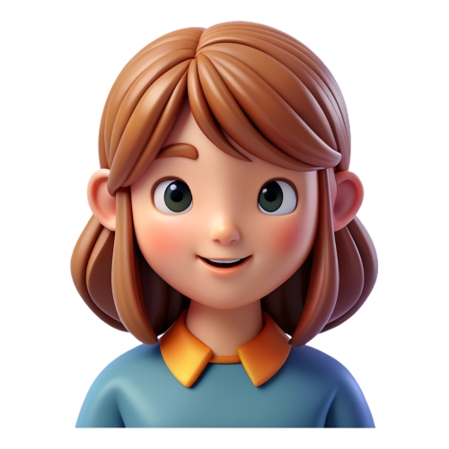 Teen girl woman avatar people icon character cartoon