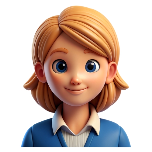 Teen girl woman avatar people icon character cartoon